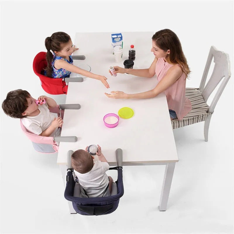 Foldable Baby Table Side Chair – Portable High Chair for Mealtime