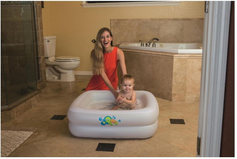 Inflatable Baby Tub Pool – Durable PVC Bathtub for Infants &amp; Toddlers