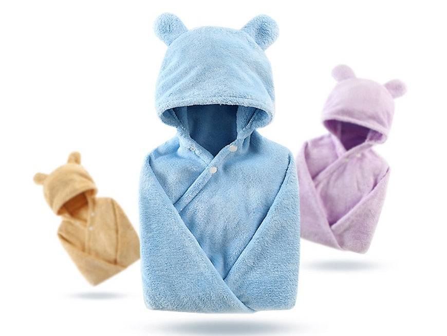 Baby Care Hooded Towel – Cozy and Cute Post-Bath Comfort