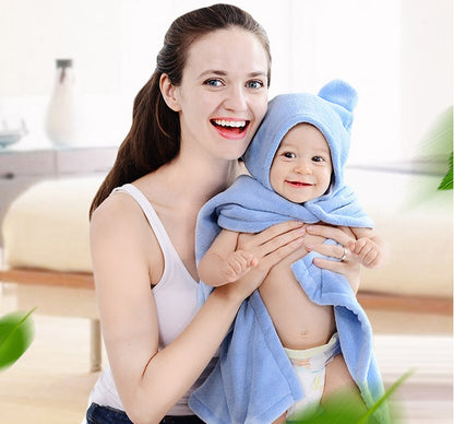 Baby Care Hooded Towel – Cozy and Cute Post-Bath Comfort