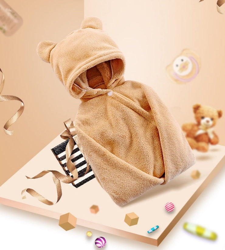 Baby Care Hooded Towel – Cozy and Cute Post-Bath Comfort