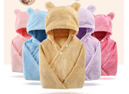 Baby Care Hooded Towel – Cozy and Cute Post-Bath Comfort