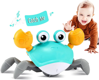 Interactive Crawling Crab Toy – Tummy Time Fun for Babies