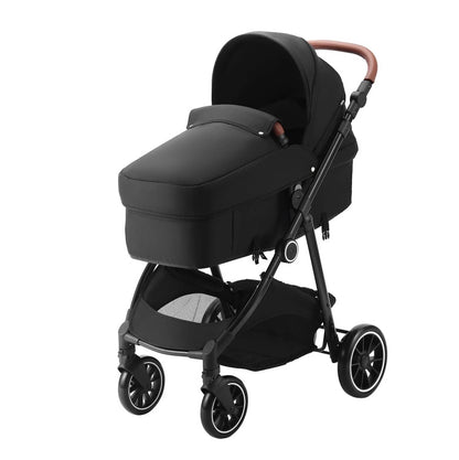 Carbon Steel Infant Stroller – Comfortable Design with Leg Cover &amp; Mesh Net