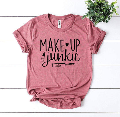 Makeup Junkie Graphic Tee – Trendy and Comfortable for Beauty Lovers