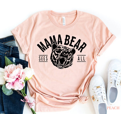 Mama Bear Graphic Tee – Stylish and Comfy for Proud Moms