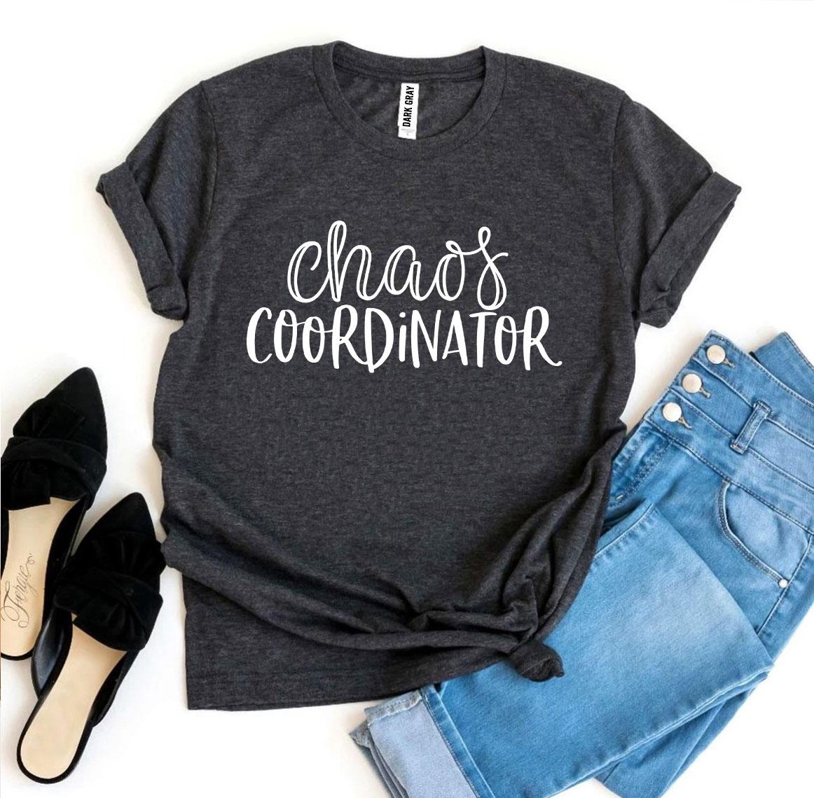 Chaos Coordinator’ Graphic T-Shirt – Fun &amp; Stylish Casual Wear