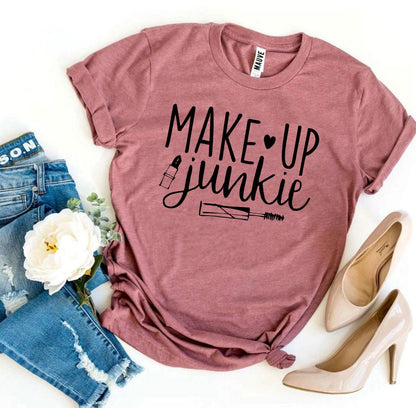 Makeup Junkie Graphic Tee – Trendy and Comfortable for Beauty Lovers