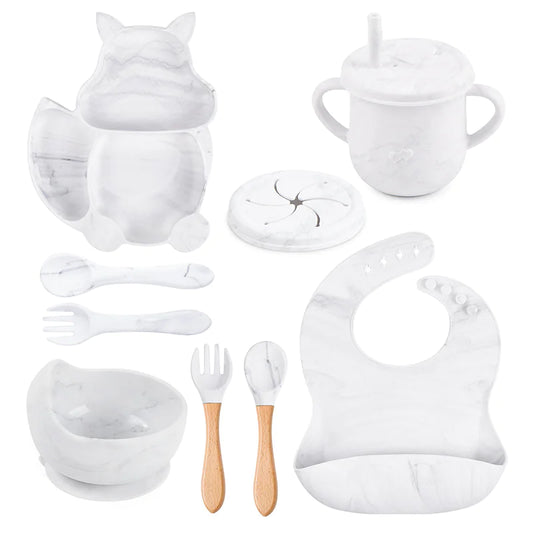 BabyEase Silicone Feeding Set