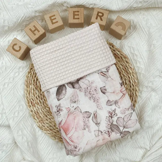 Cotton Waffle Nursery Blanket