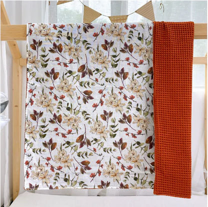 Cotton Waffle Nursery Blanket